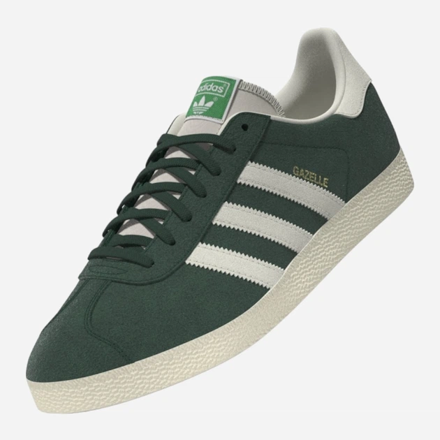 Sneakersy męskie zamszowe do kostki adidas Originals Gazelle GY7338 43 (UK 10) Zielone (4066748511808) - obraz 10