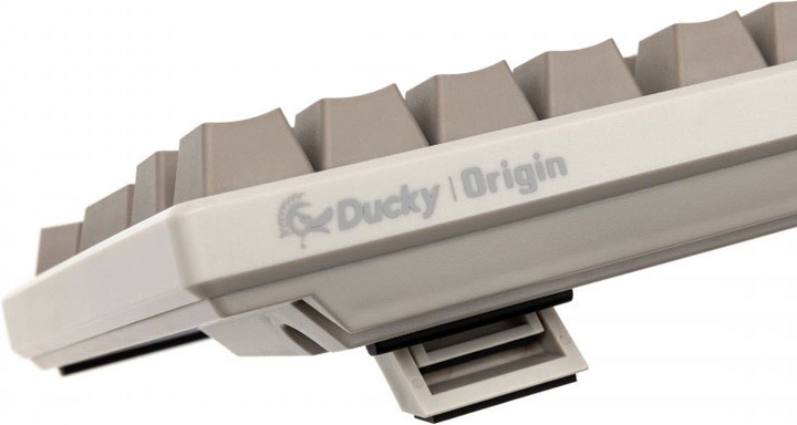 Клавіатура дротова Ducky Origin Vintage Cherry MX Brown USB Grey (GATA-2556) - зображення 2