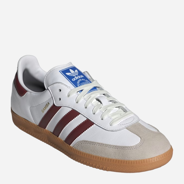 Tenisówki męskie do kostki adidas Samba OG IF3813 42.5 (8.5UK) Białe (4066759170827) - obraz 2