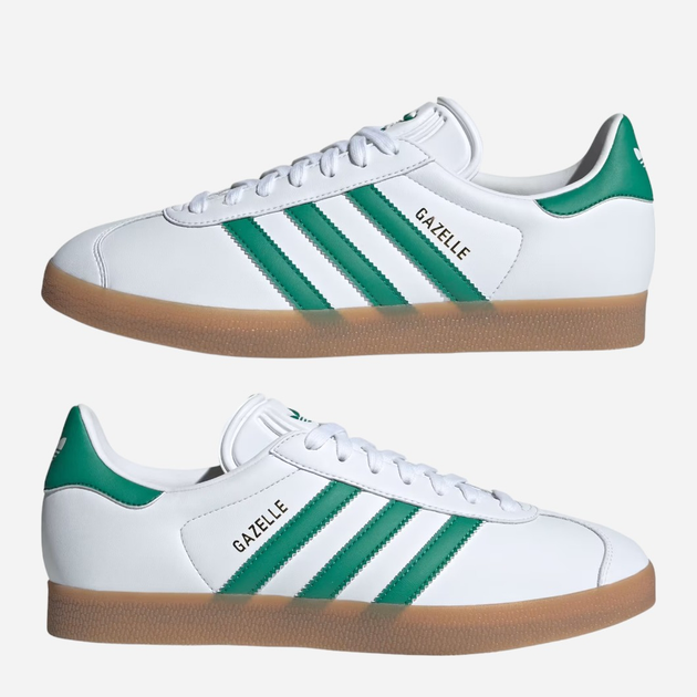 Sneakersy męskie z eko skóry adidas Originals Gazelle IH2216 42 (8UK) Białe (4067889263557) - obraz 5