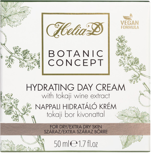 Krem nawilżający Helia-D Botanic Concept na dzień do skóry suchej i bardzo suchej 50 ml (5999569020206) - obraz 3
