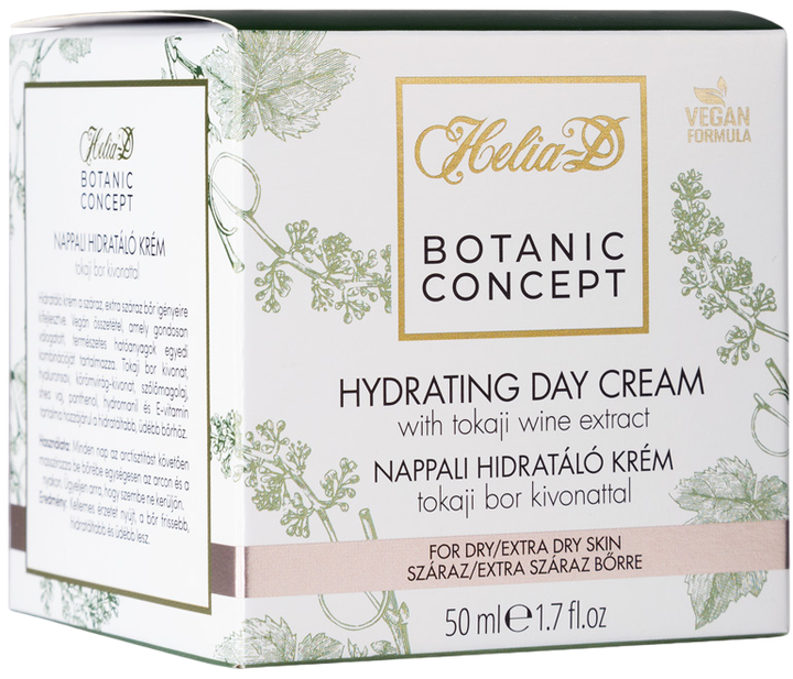 Krem nawilżający Helia-D Botanic Concept na dzień do skóry suchej i bardzo suchej 50 ml (5999569020206) - obraz 6