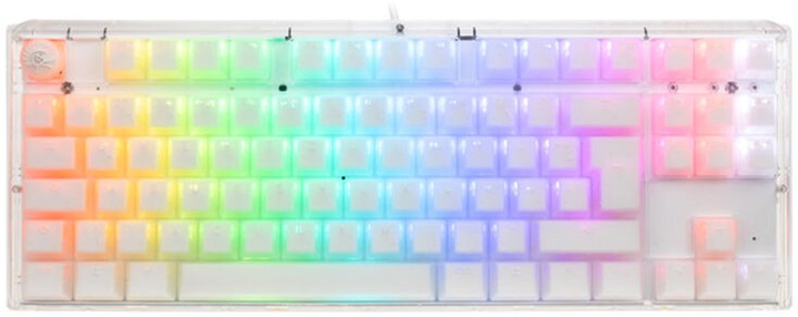 Клавіатура дротова Ducky One 3 TKL Cherry MX Blue USB Aura White (100352936) - зображення 1