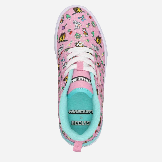 Підліткові кросівки для дівчинки Heelys Minecraft Pro 20 HLY-G1W 36.5 Рожеві (196382703377) - зображення 3