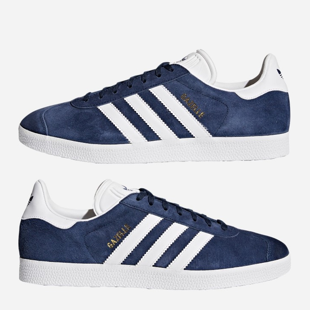 Sneakersy męskie zamszowe adidas Originals Gazelle BB5478 (7.5UK) 41.5 Granatowe (4056566319090) - obraz 5