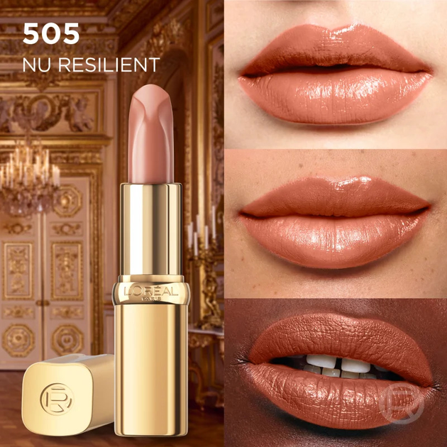 Szminka do ust L'Oreal Paris Color Riche Nude Intense z satynowym wykończeniem 505 Nu Resilient 4.5 g (3600524105150) - obraz 2