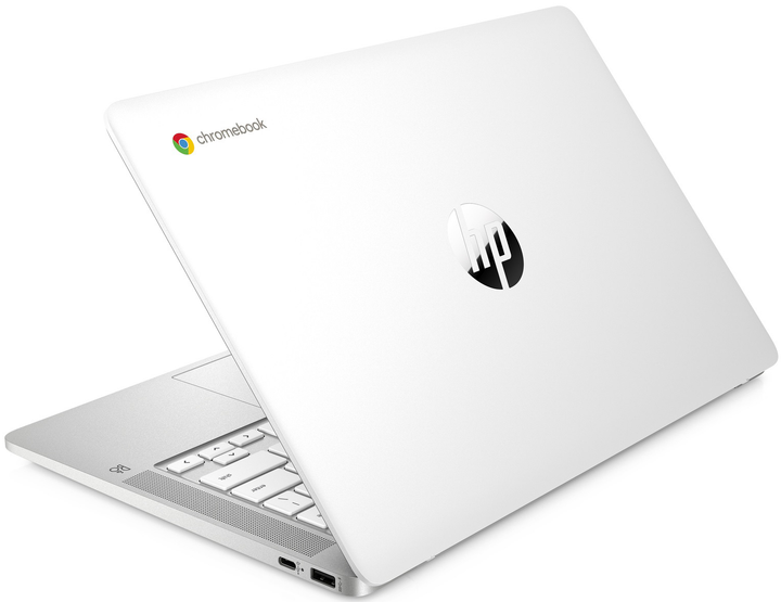 Ноутбук 14" HP Chromebook 14a-na0005sf Intel Celeron N4120 RAM 8GB eMMC 128GB 14час батарея Chrome OS (UKR) Б/В - изображение 4