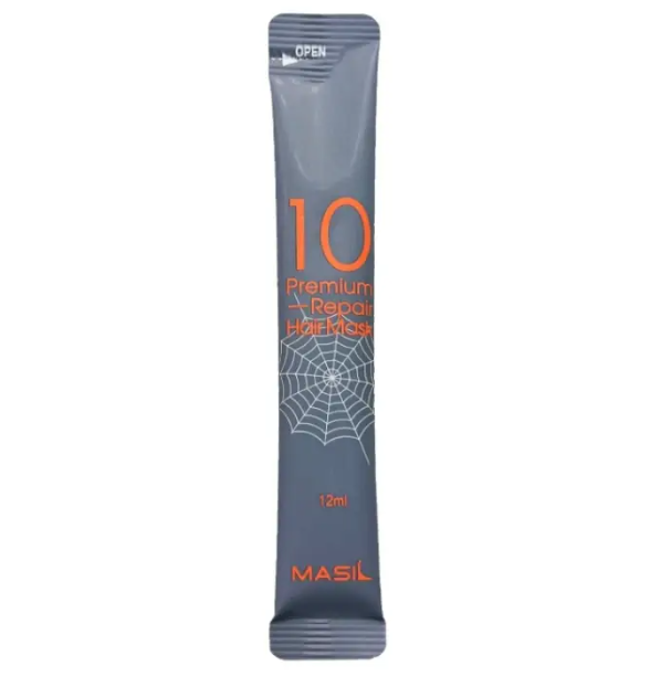 Відновлювальна маска для пошкодженого волосся — Masil 10 Premium Repair Hair Mask, 12 мл - Фото 1 Відновлювальна маска для пошкодженого волосся — Masil 10 Premium Repair Hair Mask, 12 мл - зображення 1
