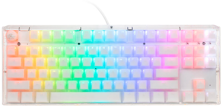 Клавіатура дротова Ducky One 3 TKL RGB LED MX Brown USB Aura White (100352879) - зображення 1