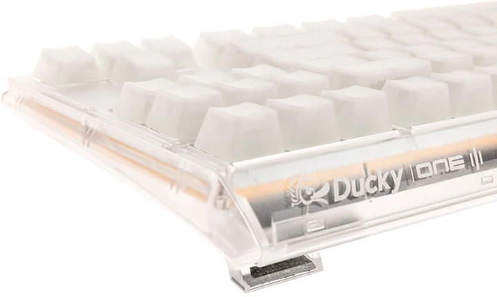 Klawiatura przewodowa Ducky One 3 TKL RGB LED MX Speed Silver USB Aura White (100352882) - obraz 4