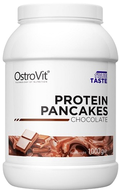 Млинці Ostrovit Protein Pancakes Chocolate 1000 г (5903246222463) - зображення 1