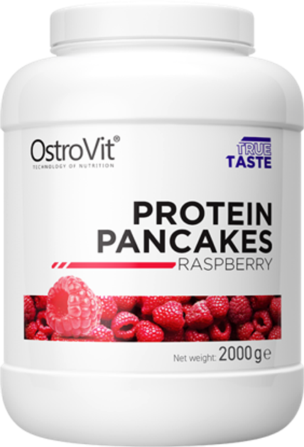 Naleśniki Ostrovit Protein Pancakes Raspberry 2000 g (590246223880) - obraz 1