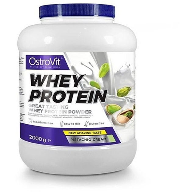 Odżywka białkowa OstroVit Whey Protein Pistachio Cream 2000 g (5902232613568) - obraz 1