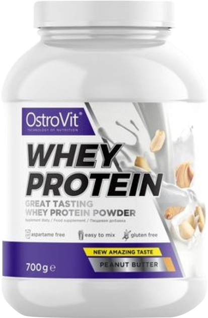 Протеїн OstroVit Whey Protein Peanut Butter 700 г (5903246220117) - зображення 1