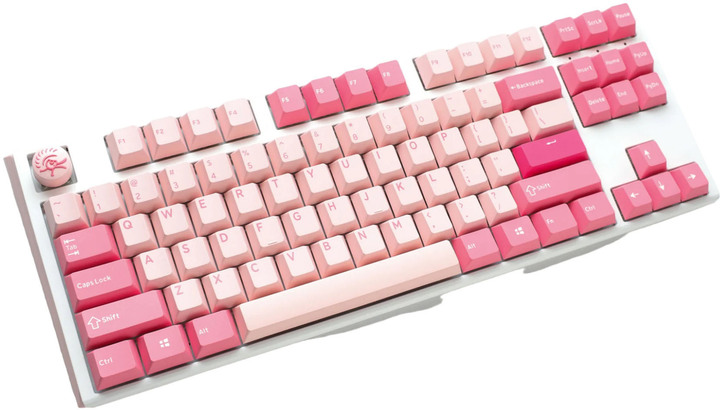 Klawiatura gamingowa Ducky One 3 Gossamer TKL MX Speed Silver Pink (100043076) - obraz 2