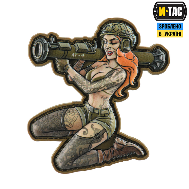 Нашивка M-Tac Tactical girl №10 PVC Skandinavik - зображення 1