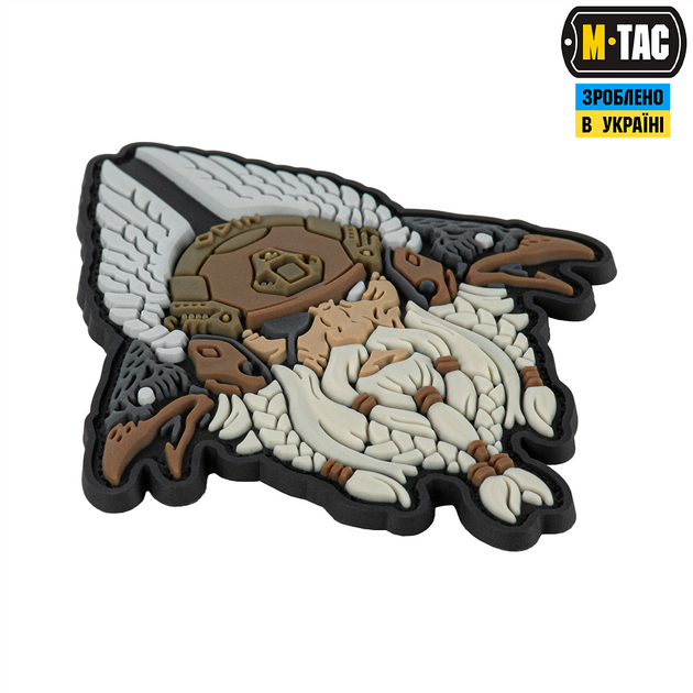 Нашивка M-Tac Odin Tactical 3D PVC White/Coyote - изображение 2