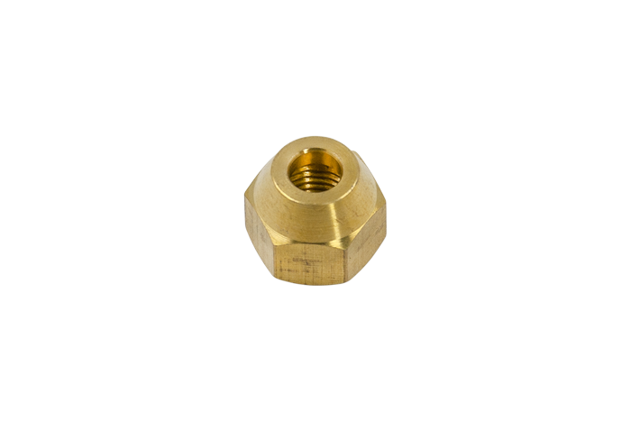 Гайка накидная для трубы кондиционера под 1/4", резьба 1/4"SAE - Фото 1 Гайка накидная для трубы кондиционера под 1/4", резьба 1/4"SAE - изображение 1