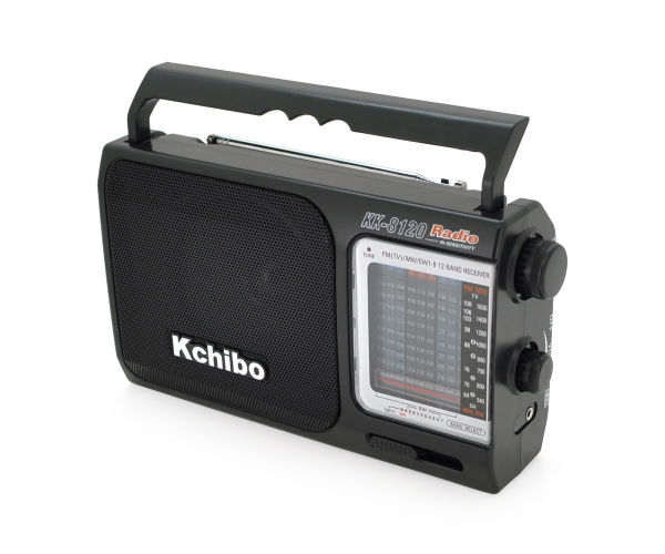 Радіо Kchibo KK-8120, FM/AM/SW радіо, Входи: TFcard, USB, Black, Box - Фото 1 Радіо Kchibo KK-8120, FM/AM/SW радіо, Входи: TFcard, USB, Black, Box - зображення 1