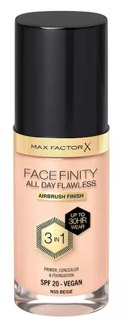 Podkład w płynie do twarzy Max Factor All Day Flawless 3 in 1 Foundation 44 Warm Ivory 30 ml (3614227923355) - obraz 1