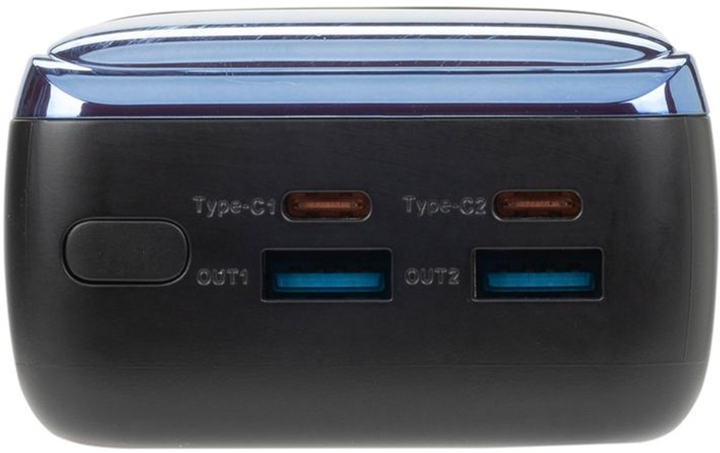 Powerbank RIVACASE 30000 mAh Black/Blue (RCVA1080) - obraz 3
