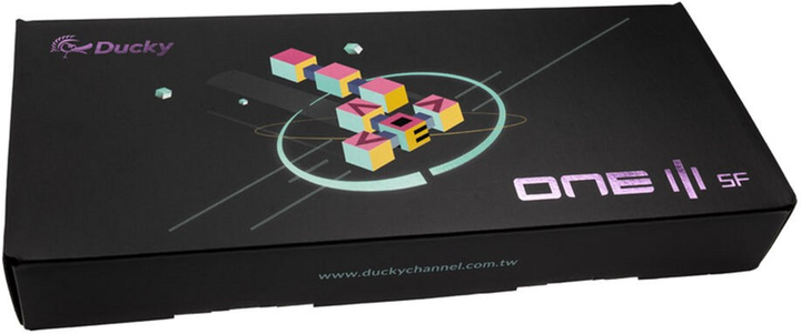 Klawiatura przewodowa Ducky One 3 SF Cherry MX Silent Red USB Cosmic Blue (100043108) - obraz 10