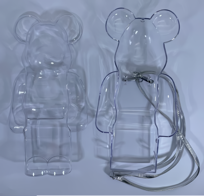 Статуетка Bearbrick x Decor case 400% 28 см Medicom Toy Чохол-сумка - зображення 10