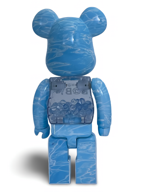 Статуэтка Bearbrick x My First Baby x Water Crest 400% 28 см Medicom Toy Стихия Вода - изображение 10