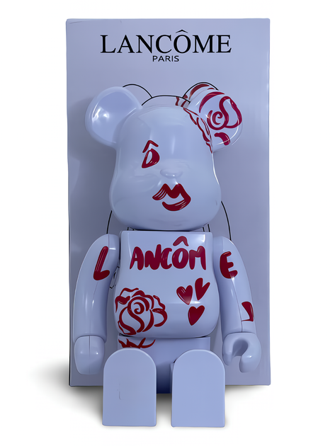 Статуетка Bearbrick x Lancome Paris x CALL ME HAPPY 400% 28 см Medicom Toy Косметика - зображення 8