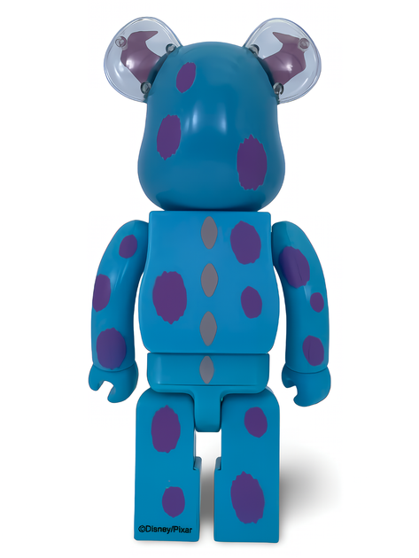 Статуетка Bearbrick x Disney Pixar x Monsters Sulley 400% 28 см Medicom Toy Карпорація монстрів - зображення 10