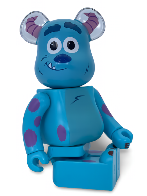Статуетка Bearbrick x Disney Pixar x Monsters Sulley 400% 28 см Medicom Toy Карпорація монстрів - зображення 13