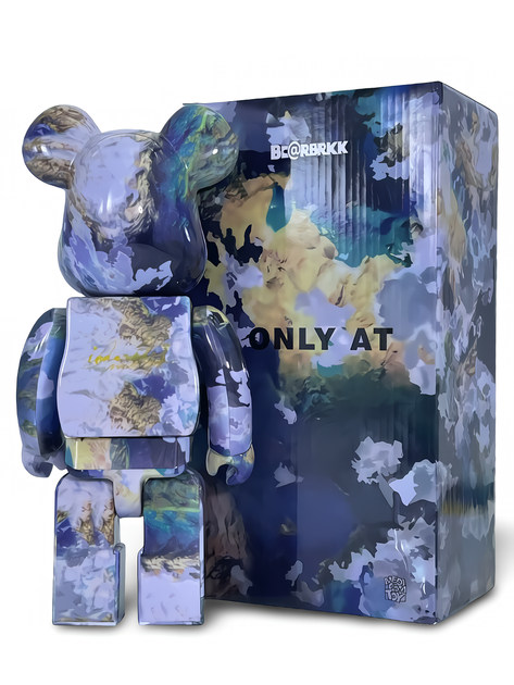 Статуетка Bearbrick x NASA x Innersect Earth 400% 28 см Medicom Toy Апокаліпсис - зображення 2