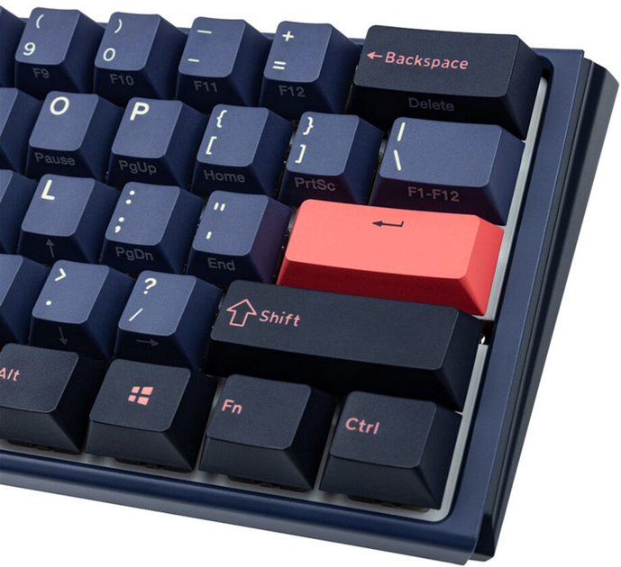 Klawiatura przewodowa Ducky One 3 Mini MX Speed Silver USB Cosmic Blue (100043117) - obraz 3