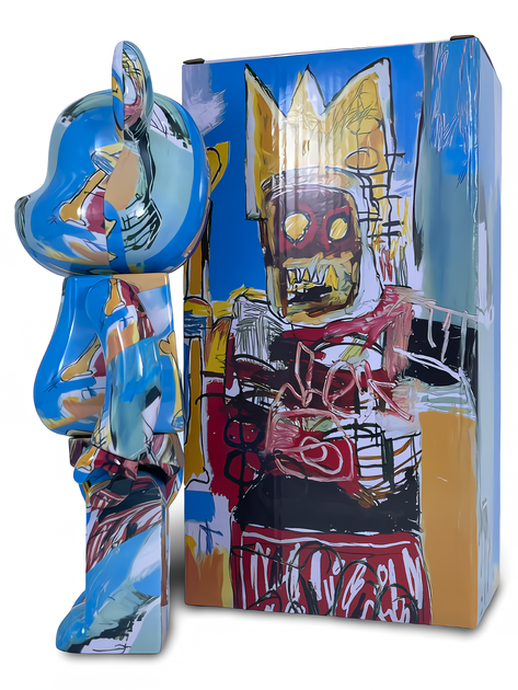 Статуетка Bearbrick x Andy Warhol x JEAN-MICHEL BASQUIAT #6 400% 28 см Medicom Toy Абстракція Корона - Фото 3 Статуетка Bearbrick x Andy Warhol x JEAN-MICHEL BASQUIAT #6 400% 28 см Medicom Toy Абстракція Корона - зображення 3