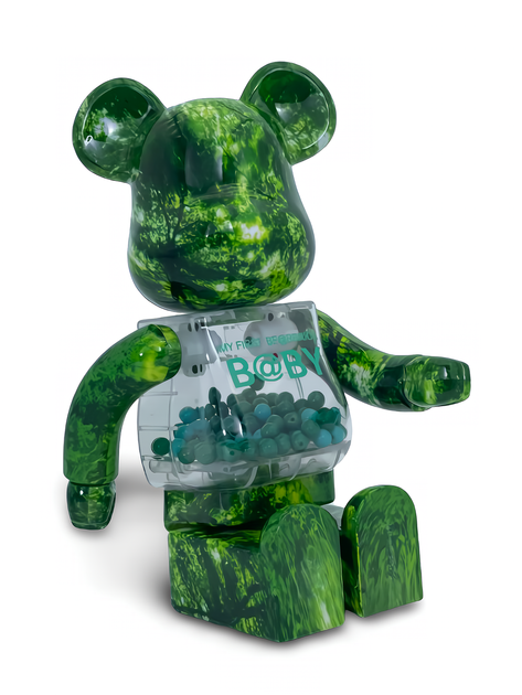 Статуетка Bearbrick x My First Baby x Forest Green 400% 28 см Medicom Toy Лісові мавки - Фото 13 Статуетка Bearbrick x My First Baby x Forest Green 400% 28 см Medicom Toy Лісові мавки - зображення 13
