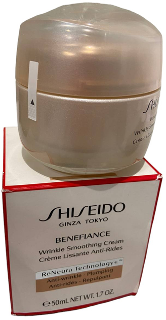 Krem Shiseido Benefiance wygładzający zmarszczki 50 ml (768614149538) (955555905093942) - Outlet - obraz 2