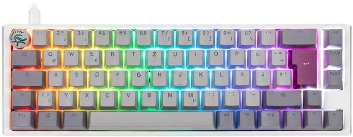 Клавіатура дротова Ducky One 3 SF Cherry MX Blue USB Mist Grey (100043151) - зображення 1