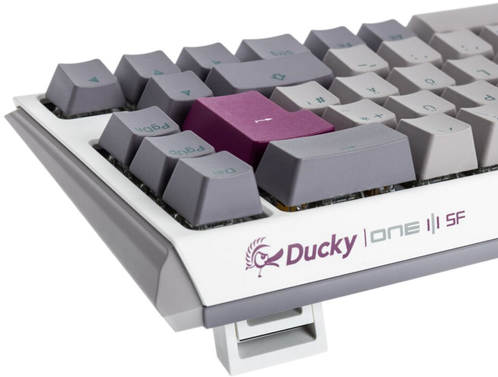 Klawiatura przewodowa Ducky One 3 SF Cherry MX Blue USB Mist Grey (100043151) - obraz 5