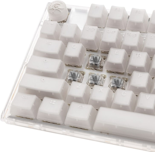 Клавіатура дротова Ducky One 3 Aura Gaming Cherry MX Speed Silver White (4711281574666) - зображення 6