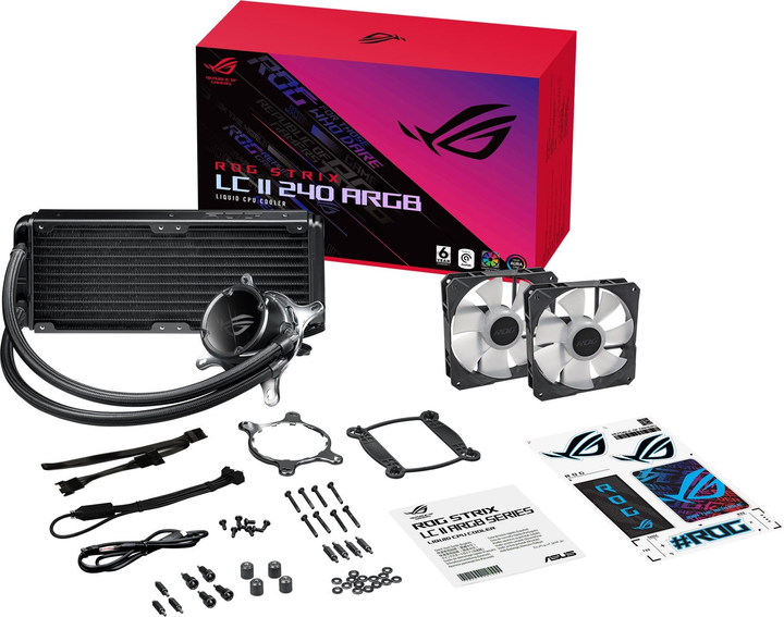 Кулер Asus Rog Strix LC II 240 ARGB Black (90RC00E1-M0UAY4) - зображення 5