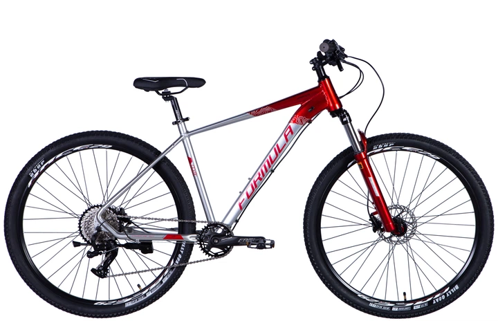 Велосипед алюміній 29" Formula ZEPHYR 1.0 AM HDD рама-19" червоно-сріблястий 2024 - Фото 1 Велосипед алюміній 29" Formula ZEPHYR 1.0 AM HDD рама-19" червоно-сріблястий 2024 - зображення 1