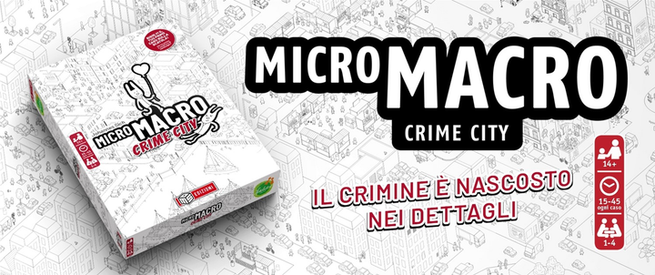 Gra planszowa Ms Edizioni MicroMacro Crime City (9788831382113) - obraz 2