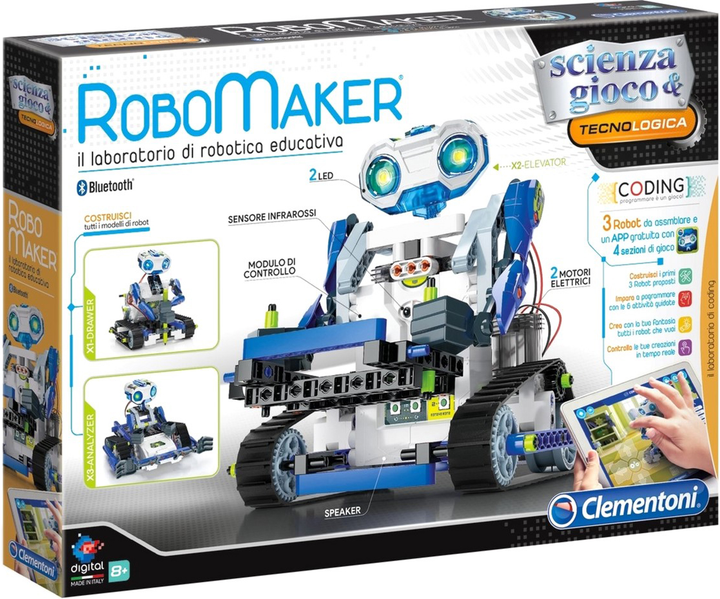 Інтерактивний робот Clementoni Science Game RoboMaker (8005125191321) - зображення 1