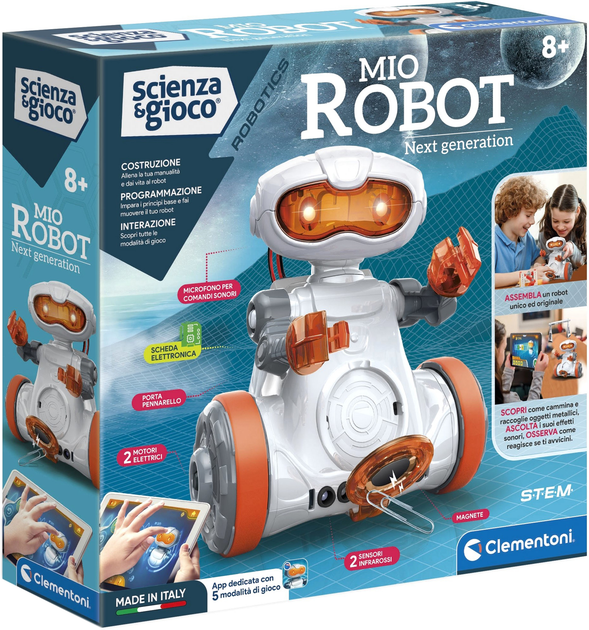 Інтерактивний робот Clementoni Science Game My Robot (8005125191123) - зображення 1