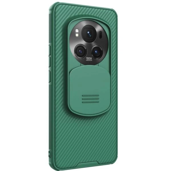 Чехол со шторкой для камеры NILLKIN CamShield Pro для Honor Magic 6 Pro - Green - изображение 3