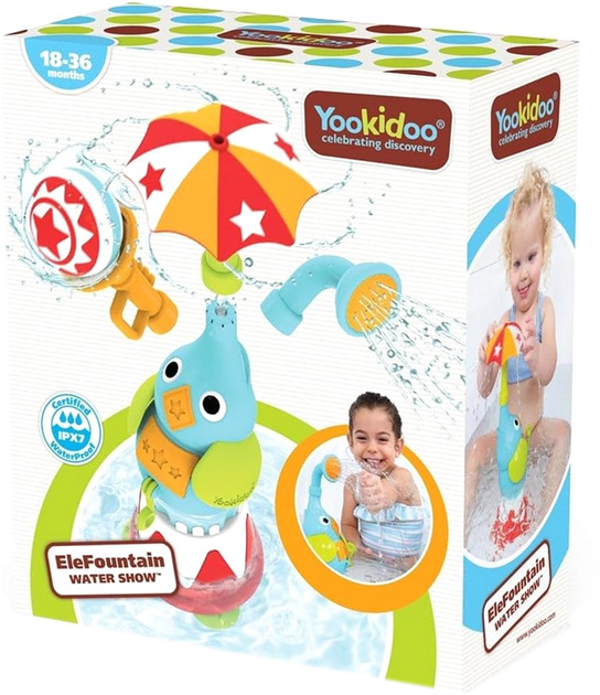 Іграшка для купання Yookidoo EleFountain Water Show (7290107727785) - зображення 1