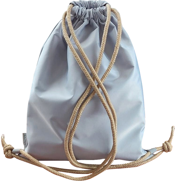 Водонепроникна сумка OstroVit з товстим шнуром сіра (5903933907765) - зображення 2