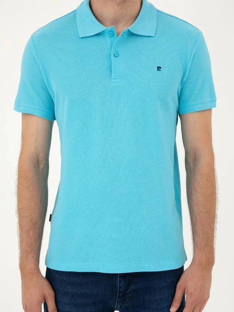 Поло довге чоловіче Pierre Cardin G021GL011-000-1954212 (turkuaz) M Бірюзове (8683857494943) - Фото 6 Поло довге чоловіче Pierre Cardin G021GL011-000-1954212 (turkuaz) M Бірюзове (8683857494943) - зображення 6