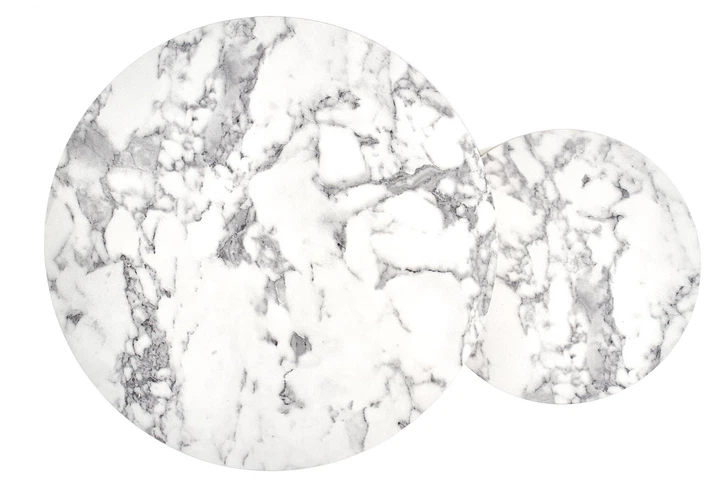 Zestaw ław Halmar PAOLA Biały marmur/ złoty 2 szt (V-CH-PAOLA-LAW-ZŁOTY) (5905248108226) - obraz 10