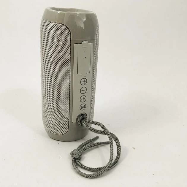 Bluetooth-колонка TG-117 портативная влагостойкая. Цвет: серый - изображение 4